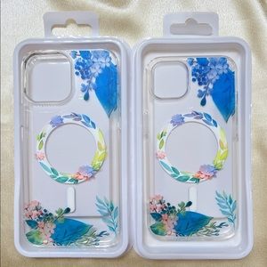 Flower Design MagSafe IPhone Cases